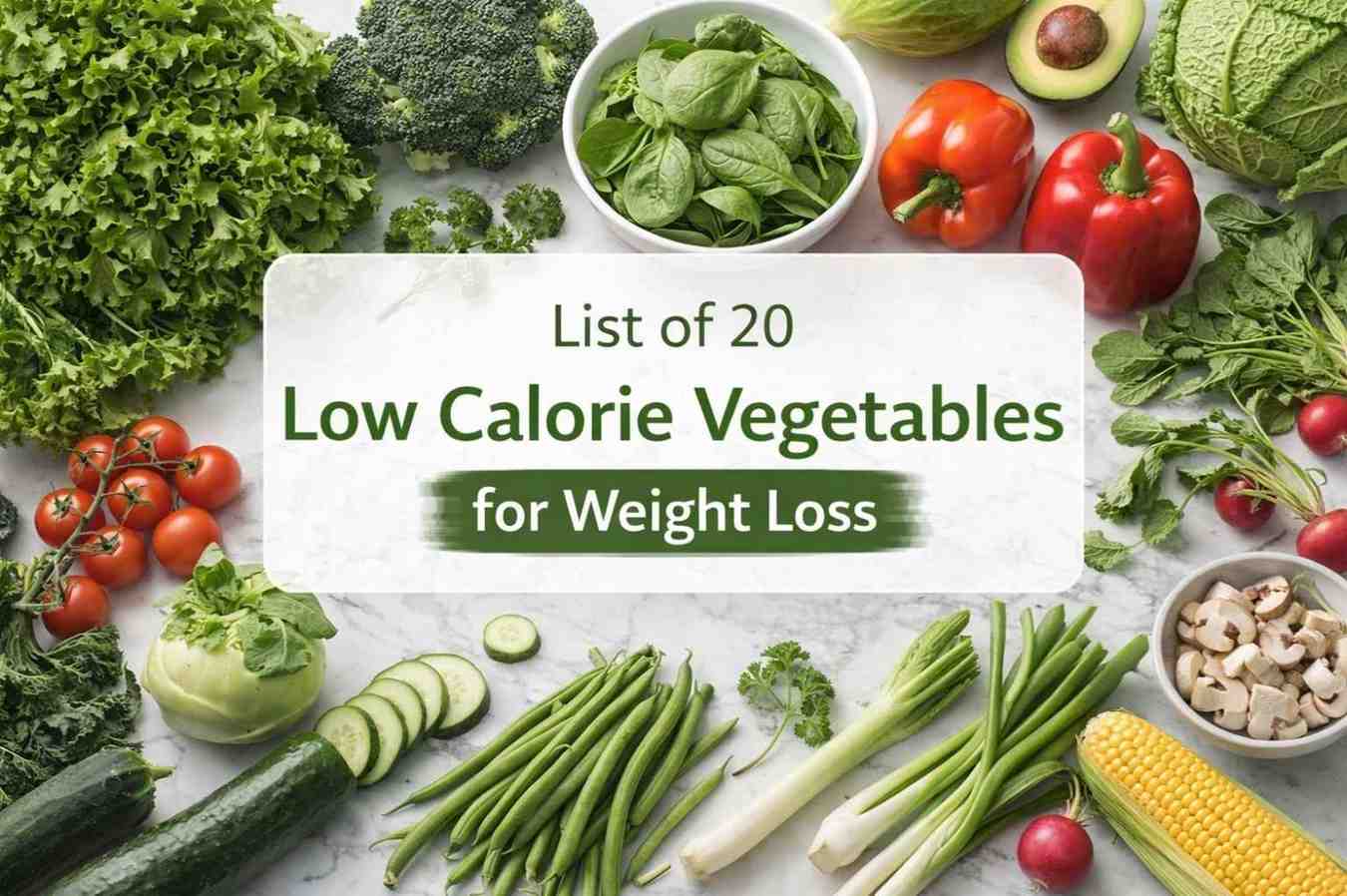 Low-Calorie Vegetables for Weight Loss